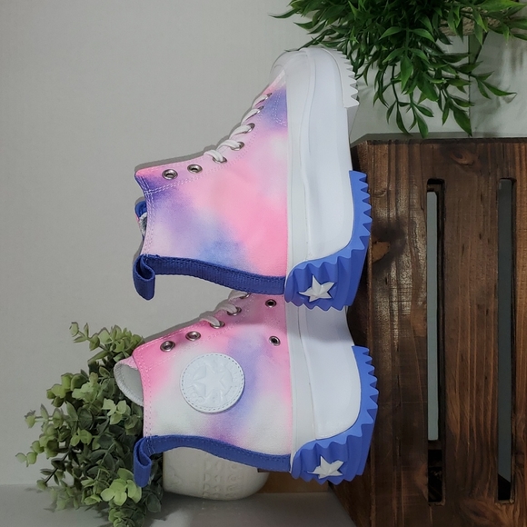 CONVERSE RUN STAR HIKE HI PLATFORM WOMEN SZ 7.5 - Picture 7 of 10